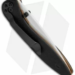 Stone River Gear Stone River Ceramic Liner Lock Knife Black G-10 (3.25" White) SRG2GLW -American Made Knives Sales Store stone river ceramics srg2glw cm side