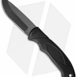 Stone River Gear Stone River Ceramic Hunting Fixed Blade Knife (3.2" Black) SRG41RCB
