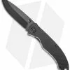 Stone River Gear Stone River Ceramic Frame Lock Knife Titanium (2.9" Black) SRG4TRB