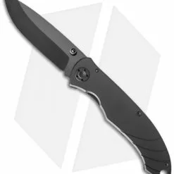 Stone River Gear Stone River Ceramic Frame Lock Knife Titanium (2.9" Black) SRG4TRB