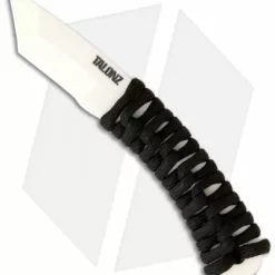 Talonz-2 Tanto Neck Knife Ceramic Fixed Blade (2" White)