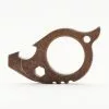 Tuff Knives TuffKnives Beaver Titanium Key Chain Bottle Opener (Brown)