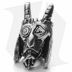 Schmuckatelli USN Tactical Goat Skull Bead (Pewter)