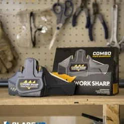 Work Sharp Combo Electric & Manual Knife Sharpener - WSCMB 5 Work Sharp Combo Electric & Manual Knife Sharpener - WSCMB -American Made Knives Sales Store work sharp combo knife sharpener dl box
