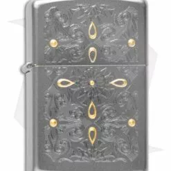 Zippo Classic Lighter Classical Curve (Satin Chrome) 28457