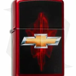 Zippo Classic Lighter Chevy Bowtie (Candy Apple Red) 28636