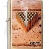 Zippo Classic Lighter Bullets (Brushed Brass) 28674