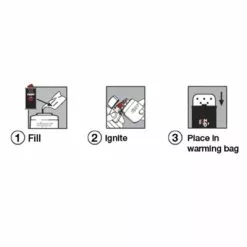 Zippo Deluxe Hand Warmer Black 40310 -American Made Knives Sales Store zippo deluxe hand warmer instructions