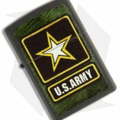 Zippo Matte Black US Army - Star Logo Lighter 28631