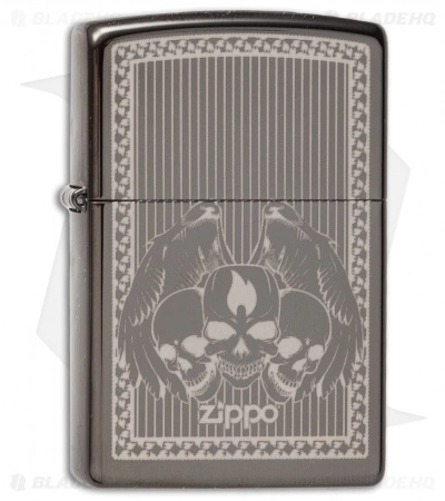 Zippo Classic Lighter Zippo Skulls (Ebony) 28678 1 Zippo Classic Lighter Zippo Skulls (Ebony) 28678
